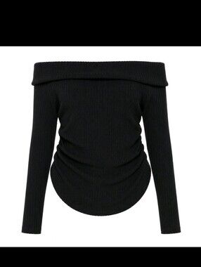 Les Serein Miley Off The Shoulder Knit Top - 1X